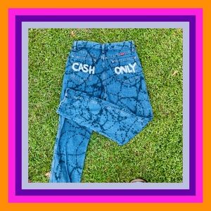 🔥 Super dope custom wrangler vintage jeans🔥